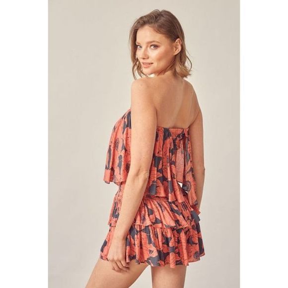 Mustard Seed size small ALWAYS DREAMING FLORAL (HIDDEN ROMPER!) - Picture 3 of 8